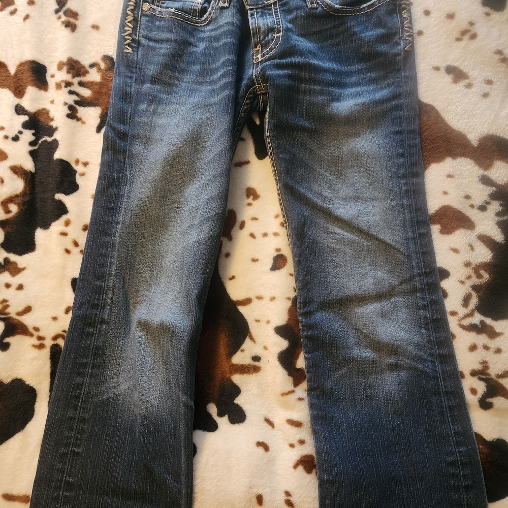 BKE Women's Dark Blue Boot Cut Jeans